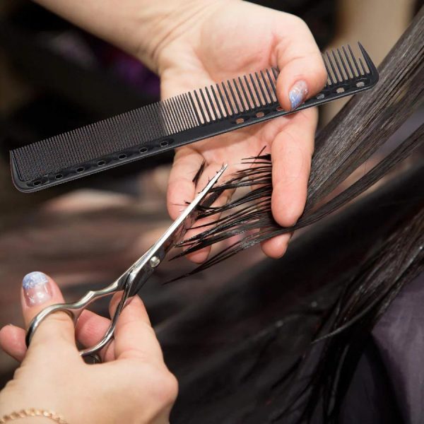 6 Pieces Carbon Fine Cutting Comb Set