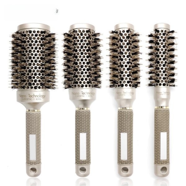 Heat Resistant Ceramic Round Brush for Professional Hair Salon Use - SKU PG1050