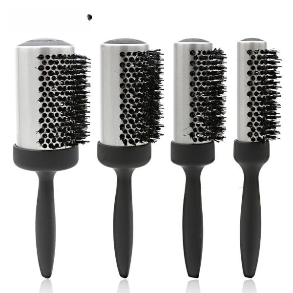 Half sided Ceramic Round Brush for Professional Hair Salon Use - SKU PG1046
