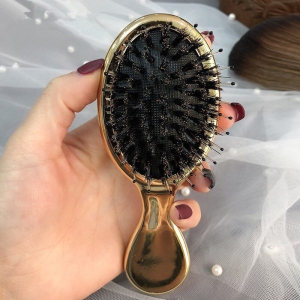 Mini Size Bristle Hair Brush – Detangling Hair Brush for Salon Styling - SKU PG1004