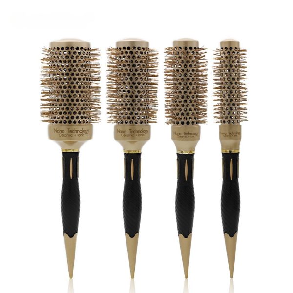 Pro Aluminum Ceramic Round Brush for Professional Hair Salon Use - SKU PG1051