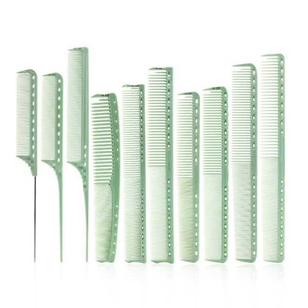 10 Pcs/Set of Professional Barber Set Combs Y8 – Professional Hair Cutting Comb Set - SKU PG1001