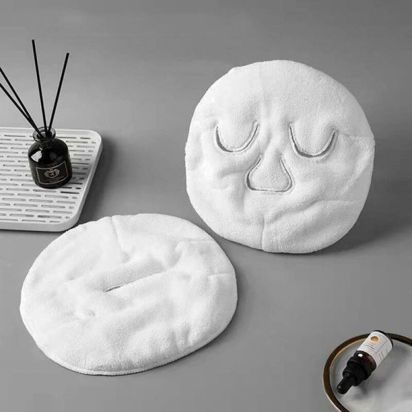 Masque r&eacute;utilisable en serviette faciale 2 paquets &ndash; Bouteille d'eau de barbier