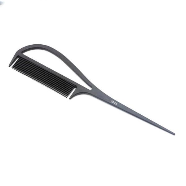 Carbon Fiber Pointed Tail Comb – Professional Barber Haircutting Comb - SKU PG1214
