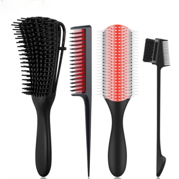 9 Row Cushion Detanger Hair Brush – Detangling Hair Brush for Salon Styling