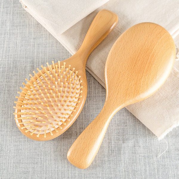 Wooden Air Cushion Detangle Brush – Detangling Hair Brush for Salon Styling