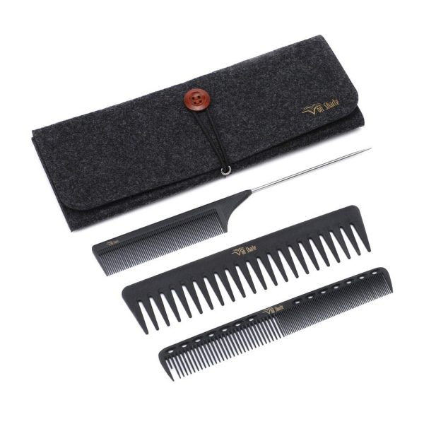Styling Comb Set,Hairdresser Barber Comb Cutting Set – Professional Hair Cutting Comb Set - SKU PG1070