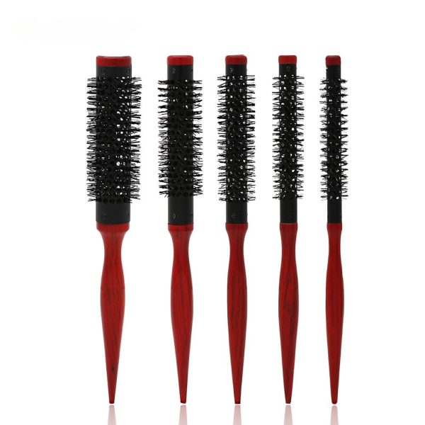 Wooden Handle Ceramic Round Brush for Professional Hair Salon Use - SKU PG1035