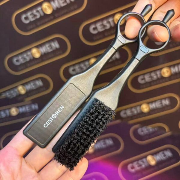 Brosse Mini Spinning Fade Pro Rotative 360&deg; &ndash; Peigne professionnel de barbier pour coupe de cheveux
