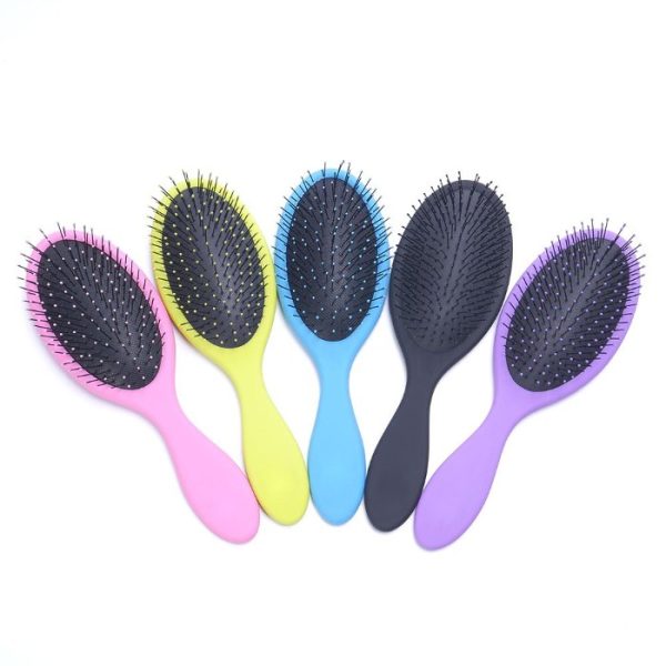 Women Hair Comb Scalp Airbag Massage Oval Hairbrush Wet Curly Detangle Hair Brush combs for Salon Hairdressing Styling Tools for Professional Hair Salon Use