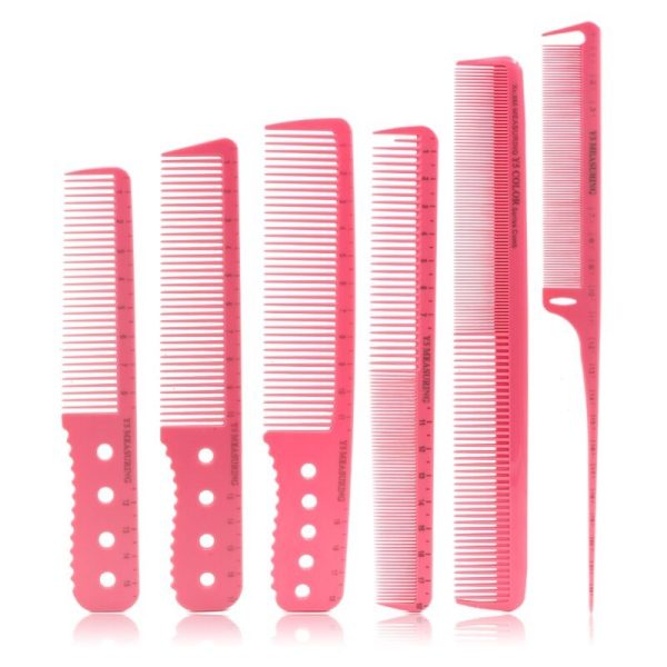 6 Pieces / Set of Professional Hairdresser Cut Comb Set – Professional Hair Cutting Comb Set - SKU PG1015