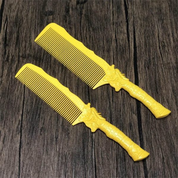 Dragon Head Cutting Comb 2pcs - Professional Barber Haircutting Comb