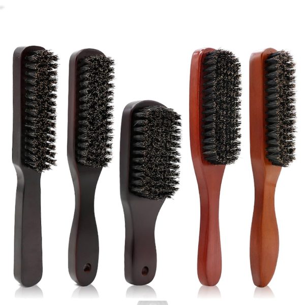 Solid Wood Beard Massage Brush – Professional Barber Hair Brush - SKU PG1257