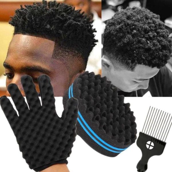 African Hair Styling Sponge Twist - Professional Barber Haircutting Comb
