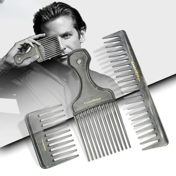 3pcs/set Professional Style Afro Comb – Professional Barber Haircutting Comb - SKU PG1252