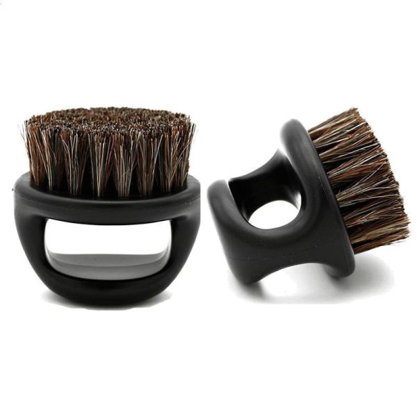Pro Hairdresser Boar Bristle Ring Beard Comb – Professional Barber Hair Brush